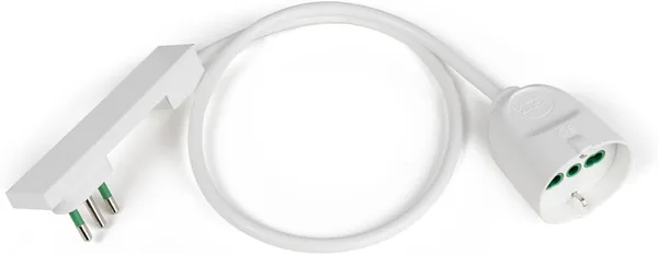 Estensione elettrica FANTON 1 m con presa Schuko 16A bypass - Protezione termica con reset