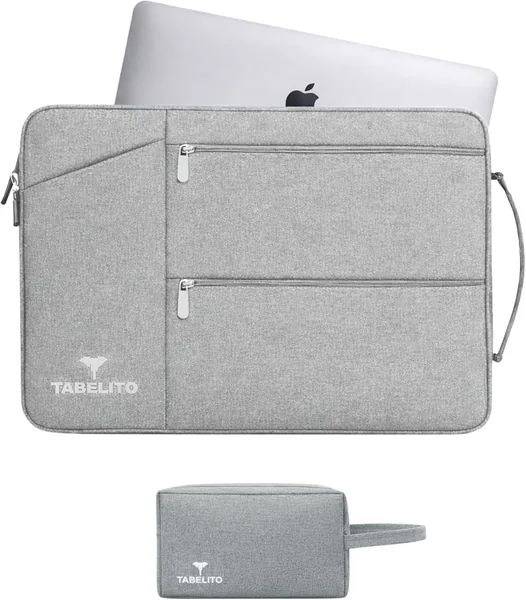 Tabelito Hybrid 14" Laptop Bag Sleeve Cover with Box for 14-inch laptops HP/Dell/Acer/Apple/Asus/Lenovo/Ultrabook/Razer etc.Grey