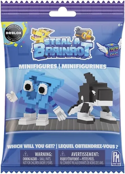 Steal A Brainrot - Mini Figures - Series 1 - Includes DLC codes redeemable on Roblox - Officially Licensed PhatMojo Mystery Collectible Figures