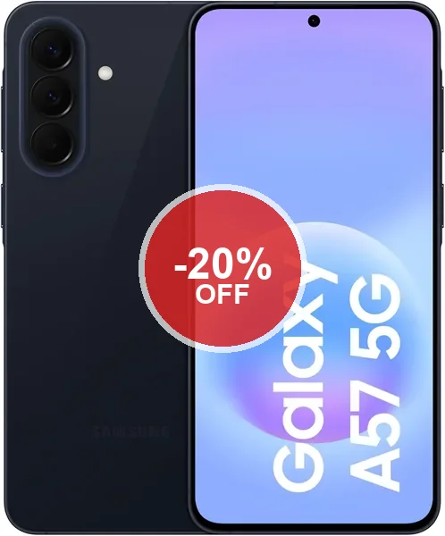 Samsung Galaxy A57 5G: 256GB, Cámara AI de 50MP, Batería de 5000mAh - 20% de Descuento