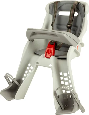 OKBABY Orion - Seggiolino Anteriore per Bambini - Sicurezza in Bicicletta da 7/8 Mesi (15 kg) - Grigio/Grigio