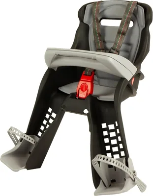 OKBABY Orion - Seggiolino Anteriore per Bambini - Sicurezza in Bicicletta da 7/8 Mesi (15 kg) - Nero/Grigio - Sconto 26%
