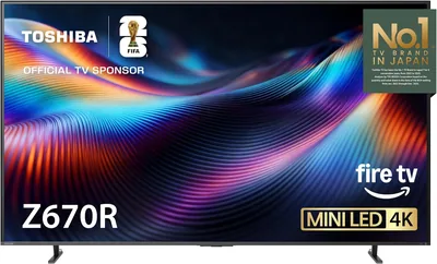 Toshiba 75" Z670 Series Mini-LED 4K Smart TV