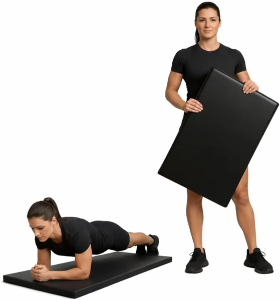 Colchonete para Exerc cios, Tapete de atividades, Academia, Yoga, Pilates, Treino em casa, Grande 90x40x3