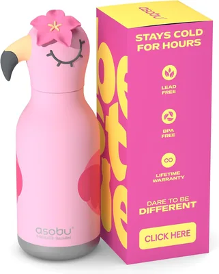 Asobu Bestie Bottle Limited Edition Kids Water Bottle 16oz Insulated