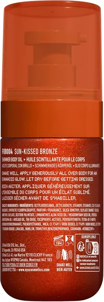 NYX Professional Makeup Olio per il Corpo, Pelle Morbida e Idratata, Effetto Luminescente, Texture Leggera, Arricchito con Olio di Avocado e Vitamina E - 30% di Sconto