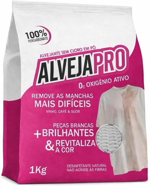Percarbonato de Sódio 100% Puro - Removente de Manchas e Limpeza Multiuso (Embalagem pode variar)