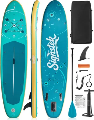 Signstek Aufblasbares Stand Up Paddling Board - Komplettes Set mit Paddel und Zubehör - 33% Rabatt