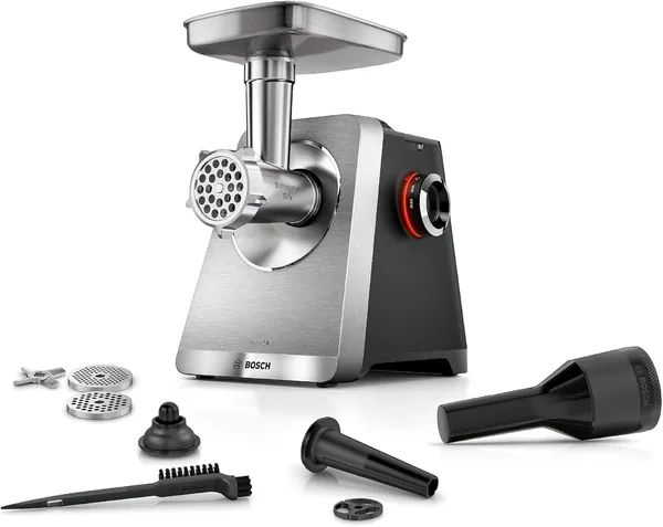 Bosch MultiPower Serie 8 - Maszynka do mielenia mięsa 2500W, z nasadką do kiełbas