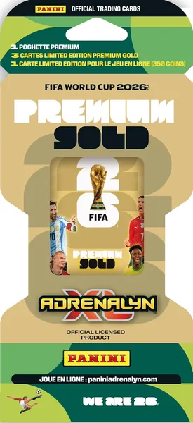 FIFA World Cup 2026 - Trading Card Set (1 Premium Bag + 4 Exclusive Limited Edition Cards)