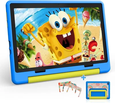 Laptok Kinder Tablet 10 Zoll Android 15 mit 20GB RAM + 64GB ROM (TF 1TB), Kindersicherung, Wi-Fi 6G, Widevine L1, 50
