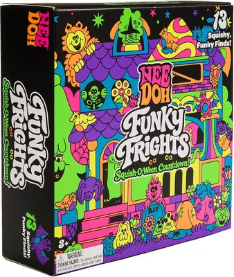 NeeDoh Funky Frights Squish-O-Ween Countdown (Pack of 1)