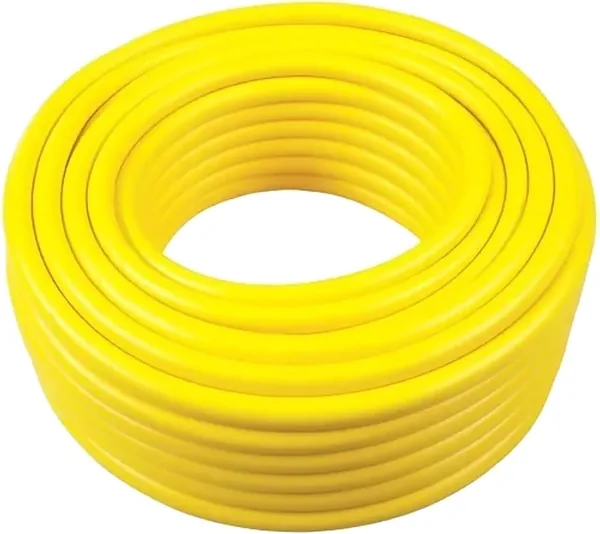 HALAMODO Garden Hose Yellow 30 Meter 100FT 3/8" OD 1/4" ID Natural Latex Rubber Tubing Surgical Tube