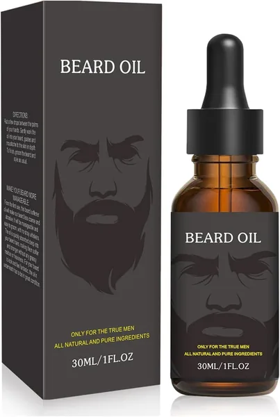 Beard Oil, Pure Natural Beard Growth Oil Moisturizing Softener