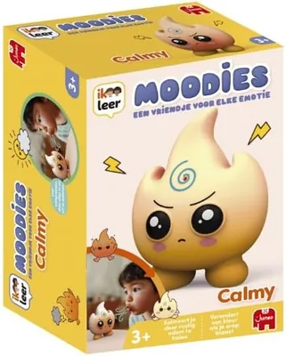 Jumbo Je apprends à Moodies Calmy - Jouet électronique et sensoriel pour la régulation des émotions avec flamme interactive
