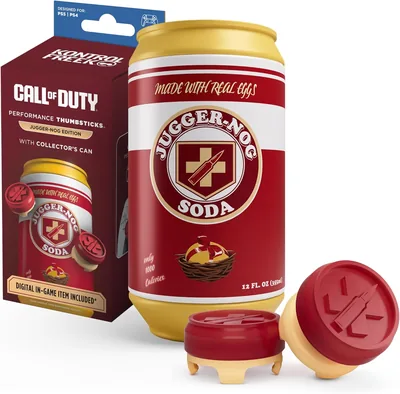 KontrolFreek Jugger-Nog Performance Thumbsticks PS5/PS4 Red Cream Best Deal