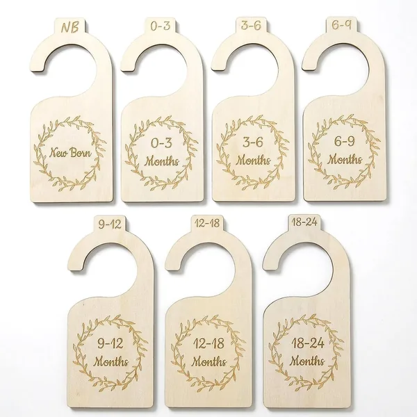 7 Pcs Baby Wardrobe Dividers for Clothes