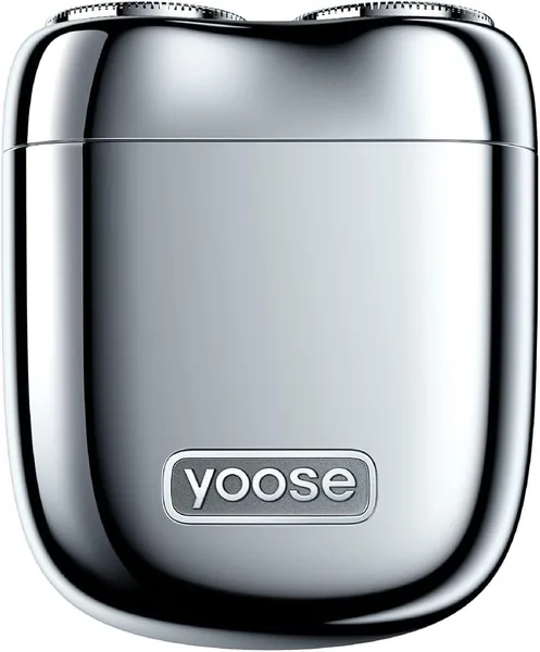 yoose Mini Men's Electric Shaver, 3 Pack Alloy, IPX7 Waterproof with 8000 rpm Motor, Type C Cable