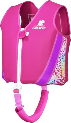 Vestido inflable Grestar para bebés y niños, chaleco salvavidas de neopreno 2-6 años, 15-30 kg, con 8 flotadores removibles