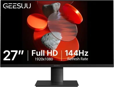 GEESUU 27" FHD Gaming Monitor 144Hz