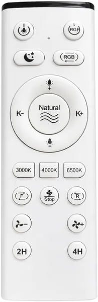 GLOFAN Wireless Remote Control Ceiling Fan Lamp Kit with Timer and Light Control Switch