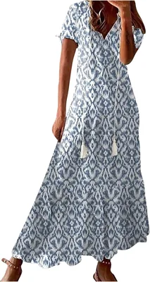 AMhomely Boho Floral Maxi Dress Best Deal