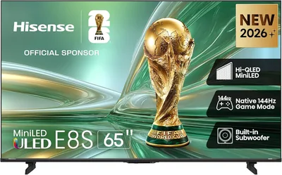 Hisense 65 Inch 65E8S Hi-QLED Smart TV | Game Mode | Devialet Sound | Best Deal