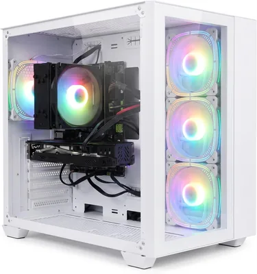 STGSivir PC Gamer Fixe, Core i7, RTX 3060 12G, 16G RAM, 512G SSD | Ordinateur de jeu pour Streaming, Vidéo et Travail à domicile