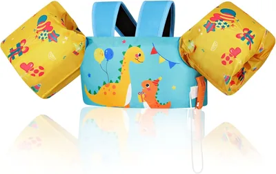MoKo Kids Swim Vest: Arnés de Flotación para Natación con Silbato, para Aprender a Nadar