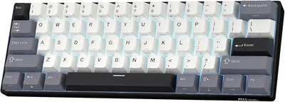 61 Key Triple Mode Gaming Keyboard PBT