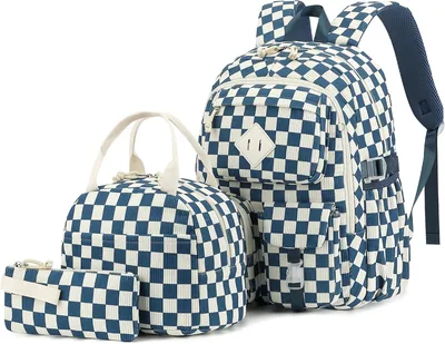 3Pcs Corduroy School Backpack Set with Lunch Box & Pencil Bag – Best Deal