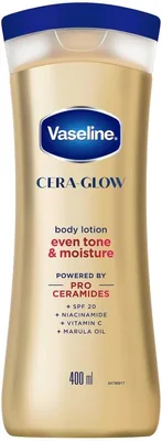 Vaseline CERA-GLOW™ Even Tone & Moisture Body Lotion 400ml | 39% Off