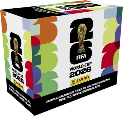 Caixa de adesivos da Copa do Mundo FIFA 2026 Panini - 25 pacotes - Inserções Paralelas Amazon