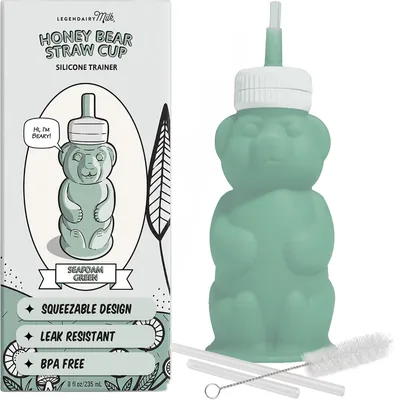 Legendairy Milk Honey Bear Straw Cup V2 (Green) - 88% Off