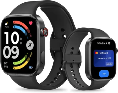 Xiaomi Redmi Watch 6 NFC, Reloj Inteligente para Hombres y Mujeres, Pantalla AMOLED de 2.07'', Monitoreo del Ritmo Cardíaco, Seguimiento del Sueño y del Estrés, 150+ Spor