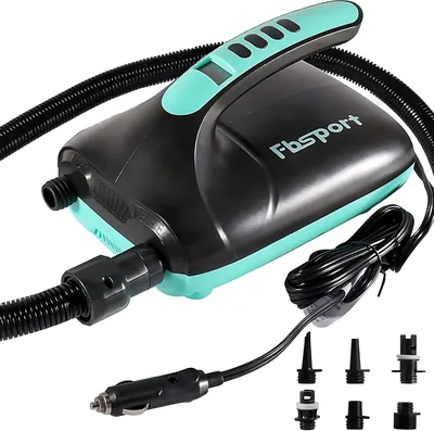Inflador eléctrico para paddle surf, bomba de aire portátil 20PSI con función de apagado automático y LCD, 2 en 1 - 10% de descuento