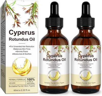 Cyperus Rotundus Oil Pack of 2 - Natural Hair Removal Best Deal