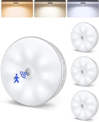 EZVALO 4 Pack Motion Sensor Puck Lights Best Deal