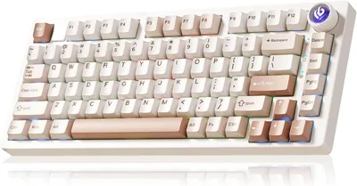 لوحة مفاتيح أولا HI75CPro الميكانيكية، مصنوعة من الألمنيوم، للألعاب، إضاءة RGB ثلاثية الوضعيات، بلوتوث 5.0/2.4GHz/USB-C، مفاتيح قابلة للاستبدال ساخنة
