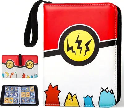 900 Kartkollektion Album, 50 Sidor, Vattendragbar PU Leather Följare med Zipper, 9 Kompartimenter per Sido, Portabel Sammanfattning