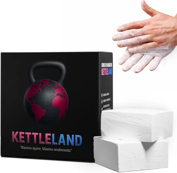 KETTLELAND Professional Gym Magnesium Chalk Cubes 56g Maximum Grip for Kettlebell and Training