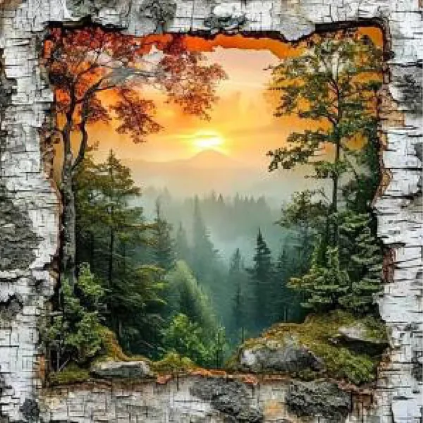 Landscape Diamond Art Kits for Adults Beginners,Diamond Painting Kits for Adults,5D Full Drill DIY Diamond Dot Gem Art Kit Wall Home Decor Arts Craft 12x12 inch