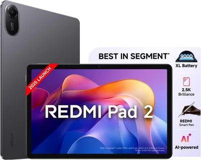 Redmi Pad 2 Wi-Fi, Active Pen Support, 27.94cm(11") Model, 2.5K Sharp & Clear Display, 8GB, 128GB, A