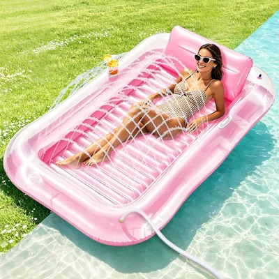 Inflatabel zwembad voor volwassenen met ingebouwde sproeiers en speelgoed - Air Mattress Water Pool