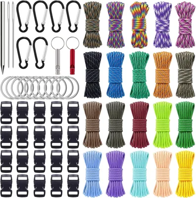 KAHOUI 20 Colors Paracord Bracelet Kit Best Deal