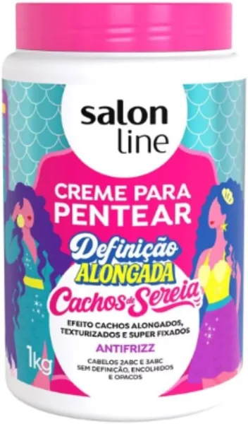 Creme Para Pentear Defini o Alongada Cachos de Sereia 1kg