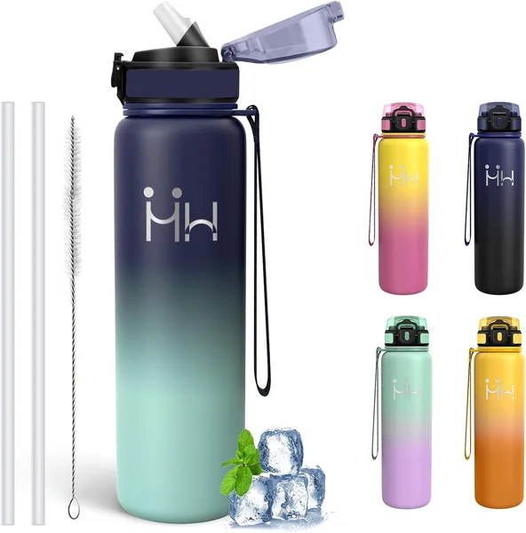 Mujigaga Water Bottle 1 Litre BPA Free