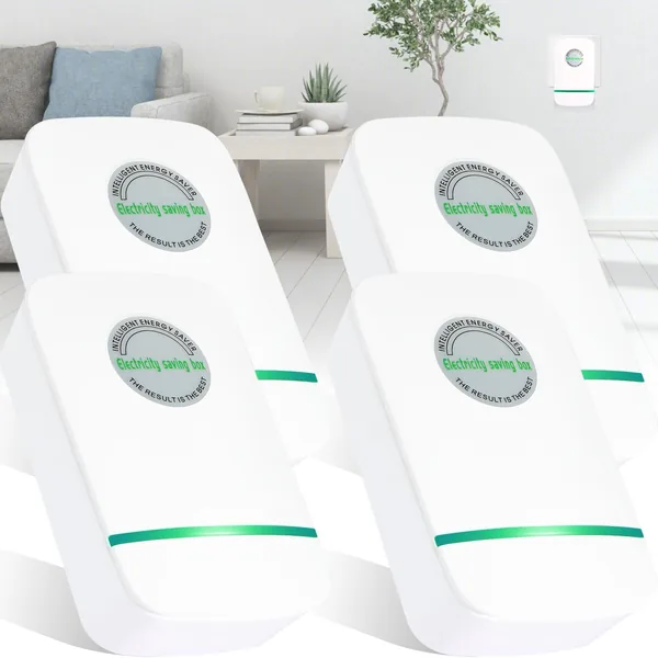 Stopwatt SmartPlug Device, Stop Watt Device Plug-in for Home & Office US Plug 90V-250V 30KW 4 Pack