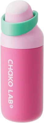 CHAKO LAB - Botella de agua de acero inoxidable aislada, botella de agua deportiva sin BPA, boquilla y popote, tapa de bloque Best Deal