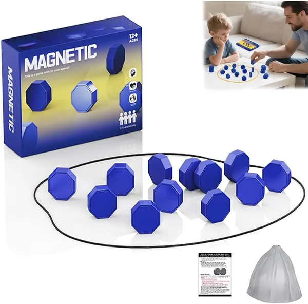Jogo De Estrat gia Com Corda E Xadrez Para Festas 20 Pe as (Azul)